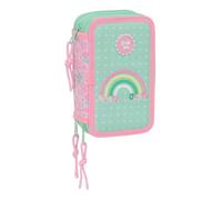 safta Glowlab Amazing - Trousse Scolaire avec 37 Outils Inclus, Trousse pour Enfant, idéale pour Les Enfants de 5 à 14 Ans, Confortable et Polyvalente, qualité et résistance, 12,5 x 5,5 x 19,5 cm,