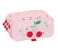 safta Glowlab Trousse Triple Grande Trousse pour Enfant, idéale pour Les Enfants d'âge Scolaire, Confortable et Polyvalente, qualité et résistance, 21,5 x 8 x 10 cm