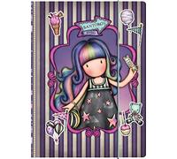 Safta- Gorjuss Carnet à Couverture Rigide avec élastique « Up and Away » 24,8 x 9 x 33,4 cm, 812GJ16, Multicolore