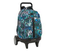 SAFTA Graffiti GO - Grand Sac à Dos à roulettes, Compact évolution, Amovible, idéal pour Enfants de différents âges, Confortable et Polyvalent, qualité et résistance, 33 x 22 x 45 cm