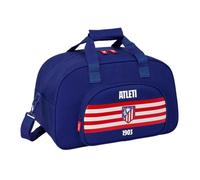 Safta Grand sac à dos à roulettes Atlético de Madrid Compact Evolution amovible, 93 cm de haut, lavable, grande capacité, dos et épaules rembourrés, porte-bouteilles, garçon et fille, dimensions 33 x