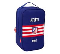 Safta Grand sac à dos à roulettes Atlético de Madrid Compact Evolution amovible, 93 cm de haut, lavable, grande capacité, dos et épaules rembourrés, porte-bouteilles, garçon et fille, dimensions 33 x