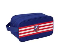 Safta Grand sac à dos à roulettes Atlético de Madrid Compact Evolution amovible, 93 cm de haut, lavable, grande capacité, dos et épaules rembourrés, porte-bouteilles, garçon et fille, dimensions 33 x