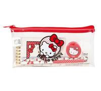safta Hello Kitty - Trousse pour Enfants, idéale pour Les Enfants d'âge Scolaire, Confortable et Polyvalent, qualité et résistance, 22,5 x 10,5 cm