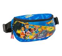 Safta Hot Wheels Let's Race - Sac Banane pour Enfants, idéal pour Les Jeunes et Les Enfants de différents âges, Confortable et Polyvalent, qualité et résistance, 23 x 9 x 14 cm, Bleu/Noir, M,