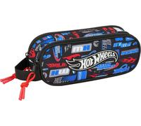 Safta Hot Wheels - Trousse Double Pour Enfant, Idéale Pour Les Enfants D'âge Scolaire, Confortable Et Polyvalente, Qualité Et Résistance, 21 X 6 X 8 Cm, Multicolore, M, Décontracté[Z954]