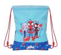 SPIDEY - Sac à dos plat junior, idéal pour enfants de différents âges, confortable et polyvalent, qualité et résistance, 26 x 34 cm, couleur bleue, bleu, Estándar, Décontracté