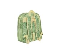 Safta - Sac à dos scolaire - Mufasa 15 L 22x39x10 cm - Adaptable au chariot - Vert - Enfants