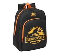 JURASSIC World - Sac à dos scolaire pour enfants d'âge scolaire, confortable et polyvalent, qualité et résistance, 26 x 11 x 34 cm