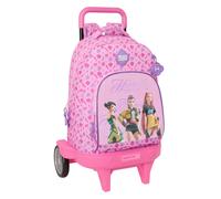 Safta K-pop Demon Hunters Stage Compact Evolutive 33l Wheeled Backpack Rose Enfants