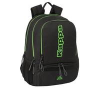 safta Kappa Black-Sac à Dos de Padel, idéal pour différents âges, Confortable et Polyvalent, qualité et résistance, 30 x 17 x 42 cm, Couleur Noire Mixte Enfant