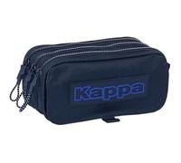 Safta Kappa Blue Night Trousse Triple Grande Trousse Pour Enfant, Idéale Pour Les Enfants D'âge Scolaire, Confortable Et