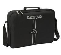 Safta Kappa Dark M385 612575385 Portefeuille extrascolaire, sac à bandoulière, confortable et polyvalent, qualité et résistance, 38 x 6 x 28 cm, couleur unisexe, enfants, noir, M, Noir, M