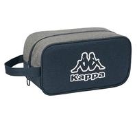 Safta Kappa Dark Navy - Sac à Chaussures Moyen, Multifonction, Sport, extrascolaire, Football, Confortable et Polyvalent, 29 x 14 x 15 cm, Couleur Gris/Bleu Marine, Gris/Bleu Marine chiné, Estándar,