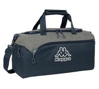 Safta Kappa Dark Navy Sac de Sport, idéal pour Les Enfants de différents âges, Confortable et Polyvalent, qualité et résistance, 50 x 25 x 25 cm, Couleur Gris/Bleu Marine