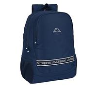 Safta KAPPA Sac à dos scolaire pour enfants de différents âges, confortable et polyvalent, qualité et résistance, 32 x 16 x 44 cm, Bleu marine, bleu marine, Estándar, Décontracté