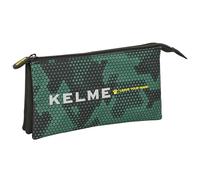 safta Kelme Camo Trousse Triple pour Enfant, idéale pour Les Enfants d'âge Scolaire, Confortable et Polyvalente, qualité et résistance, 22 x 3 x 12 cm