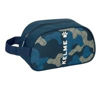 Safta Kelme Epic Trousse Scolaire Moyenne avec poignée, Adaptable au Chariot, Facile à Nettoyer, Confortable et Polyvalente, qualité et résistance, 26 x 12 x 15 cm, Bleu Marine, M, Décontracté