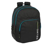 safta Kelme Iron - Sac à dos scolaire pour enfants, idéal pour les enfants de différents âges, confortable et polyvalent, qualité et résistance, 32 x 15 x 42 cm, Noir, M, Décontracté