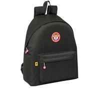 safta KINGS LEAGUE PORCINOS - Day Pack Enfant, Sac à dos pour enfant, qualité et résistance maximale, confortable et polyvalent, 33 x 15 x 42 cm, couleur noire, Noir, Estándar, Décontracté