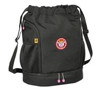 KINGS LEAGUE PORCINOS - Sac à dos, idéal pour enfants de différents âges, confortable et polyvalent, qualité et résistance, 34 x 15 x 43 cm, couleur noire, Noir, Estándar, Décontracté