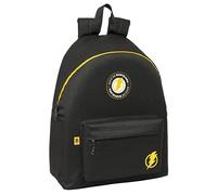 safta KINGS LEAGUE RAYO DE BARCELONE - Day Pack Enfant, Sac à dos pour enfant, qualité et résistance maximale, confortable et polyvalent, 33 x 15 x 42 cm, couleur noire, Noir, Estándar, Décontracté