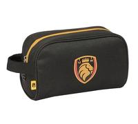 Safta Kings League Ultimate MOSTOLES - Trousse Scolaire pour Enfant avec poignée, Facile à Nettoyer, Confortable et Polyvalente, qualité et résistance, 24 x 10 x 15 cm, Couleur Noire, Noir, Estándar,