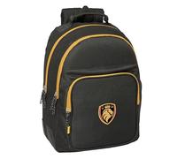 safta KINGS LEAGUE ULTIMATE MOSTOLES - Sac à dos scolaire pour enfants, idéal pour enfants de différents âges, confortable et polyvalent, qualité et résistance, 32 x 15 x 42 cm, couleur noire, Noir,