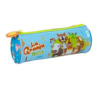 LA FERJA DE Zenon - Trousse Ronde Scolaire idéale pour Les Enfants de 5 à 14 Ans, Confortable et Polyvalente, qualité et résistance, 20 x 7 cm