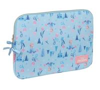 Safta La Reine des neiges Ice Magic - Housse pour ordinateur portable 15,6", sac à dos, idéale pour enfants de différents âges, confortable et polyvalente, qualité et résistance, 39,5 x 3,5 x 27,5 cm,