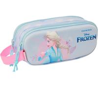 Safta La Reine Des Neiges Trousse Double 3d Pour Enfant, Idéale Pour Les Enfants D'âge Scolaire, Confortable Et Polyvalente, Qualité Et Résistance, 21 X 6 X 8 Cm, Couleur Lilas, Lilas, Están[Z3985]