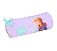 La Reine Spirit - Trousse ronde scolaire, trousse pour enfant, idéale pour les enfants de 5 à 14 ans, confortable et polyvalente, qualité et résistance, 20 x 7 cm, lilas, M, Décontracté