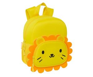 safta LEON - Sac à dos en néoprène, idéal pour les enfants de différents âges, confortable et polyvalent, 20 x 9 x 25 cm, citronier, M, Décontracté