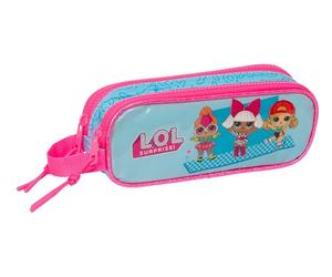 Safta LOL Surprise ! Divas Trousse Double pour Enfant, idéale pour Les Enfants d'âge Scolaire, Confortable et Polyvalente, qualité et résistance, 21 x 6 x 8 cm, Couleur Bleue, Bleu, Estándar,