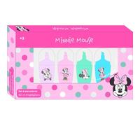 safta | Lot de 4 surligneurs Disney Minnie Mouse Minty, licence officielle, dimensions : 13,2 x 1,6 x 7,6 cm