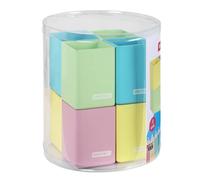 Safta- Lot de 8 Couverts en Silicone 19,5 x 23 cm, 312089972, Multicolore