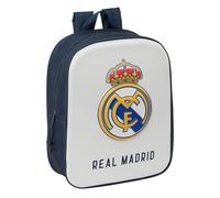 safta M011a-622483011 Sac à Dos de crèche 3D, Blanc/Bleu Marine, Estándar Mixte Enfant