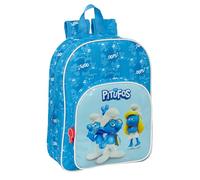Safta Sac à dos Childish Los Pitufos Ergonomique 10 L 26x11x34 cm Bleu Taille unique