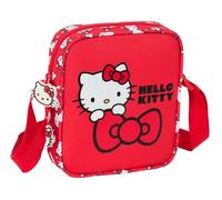 Safta M222 612516222 Hello Kitty Iconic Petit sac à bandoulière pour enfant, idéal pour 5 à 14 ans, confortable et polyvalent, qualité et résistance, 16 x 4 x 18 cm, couleur unisexe enfants,