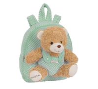 safta M231 Sac à dos pour enfant unisexe avec ours, sac à dos de garderie, facile à nettoyer, idéal pour les enfants, confortable et polyvalent, qualité et résistance, 23 x 7,5 x 27 cm, bleu pastel