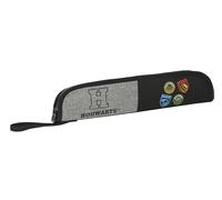 Safta M284 Lot de 1 porte-flûtes unisexes pour enfants, Gris chiné/noir, Estándar, Décontracté