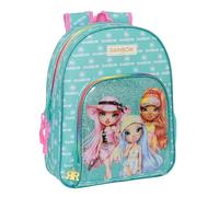 Safta M609 MONSTER HIGH - Sac à dos pour enfants, idéal pour les enfants de différents âges, confortable et polyvalent, qualité et résistance, 28 x 10 x 34 cm (Pack de 1), Bleu turquoise, Estándar,