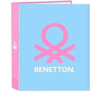 Safta -M657 Benetton Spring-Classeur À 4 Anneaux, Idéal Pour Les Enfants De Différents Âges, Confortable Et Polyvalent, Qualité Et