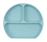 SAFTA M923 Assiette en Silicone avec Ventouse, Bleu Clair, 205x25x180 Mixte-Enfants