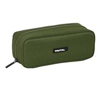 Safta M932 Dark Forest-Trousse à soufflet pour enfant, idéale pour âge scolaire, confortable et polyvalente, qualité et résistance, 21 x 8 x 8 cm, vert unisexe, pour enfants, vert kaki/noir, standard,