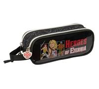 Masters of The Universe - Trousse Double Enfant, idéale pour Les Enfants d'âge Scolaire, Confortable et Polyvalente, qualité et résistance, 21 x 6 x 8 cm