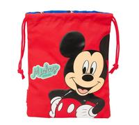 MICKEY MOUSE GOOD DAY - Sac à goûter, sac à goûter, qualité et résistance maximale, porte-repas, 20 x 25 cm, bleu, M, Décontracté