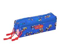 safta Mickey Mouse Today - Trousse Triple Petite, Trousse pour Enfant, idéale pour Les Enfants d'âge Scolaire, Confortable et Polyvalente, qualité et résistance, 22 x 6 x 8,5 cm