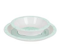safta Miffy Menthe Set d'assiettes et couverts, assiette, couvert, bébé, initiation, repas confortable et polyvalent, 26 x 9 x 26 cm, couleur menthe, Menthe (menta), Estándar, Décontracté