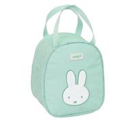 Safta Miffy Menta Trousse isotherme préscolaire, adaptable au chariot, idéale pour les enfants de 5 à 14 ans, confortable et polyvalente, qualité et résistance, 19 x 14 x 22 cm, couleur menthe, Menthe